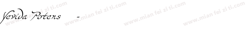 Yevida Potens 常规字体转换